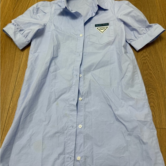 Prada Dresses & Skirts - Prada Light Blue women Shirt skirt